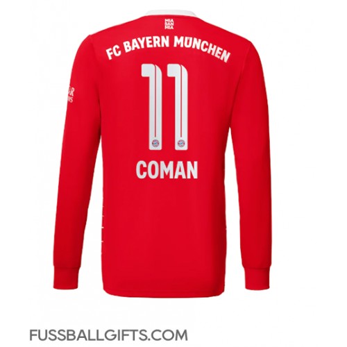 Bayern Munich Kingsley Coman #11 Fußballbekleidung Heimtrikot 2022-23 Langarm